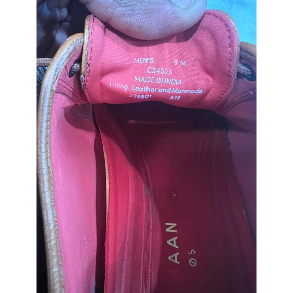 Cole Haan Washington Grand Laser Wingtip Oxford Brown Leather Men’s Shoes Sz 9 - Picture 13 of 13